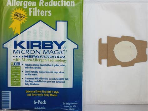 Cleaning with Confidence: Why Kirby Micron Bags Are a Must-Have